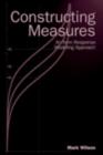 Image for Constructing measures: an item response modeling approach