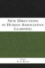 Image for New Directions in Human Associative Learning