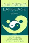 Image for Children&#39;s language.: (Interactional contributions to language development)