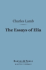 Image for Essays of Elia (Barnes &amp; Noble Digital Library)