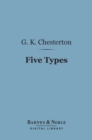Image for Five Types:  A Book of Essays (Barnes &amp; Noble Digital Library)