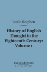 Image for History of English Thought in the Eighteenth Century, Volume 1 (Barnes &amp; Noble Digital Library)
