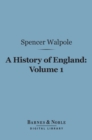 Image for History of England, Volume 1 (Barnes &amp; Noble Digital Library): From the Conclusion of the Great War in 1815