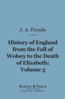 Image for History of England From the Fall of Wolsey to the Death of Elizabeth, Volume 5 (Barnes &amp; Noble Digital Library)