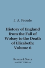 Image for History of England From the Fall of Wolsey to the Death of Elizabeth, Volume 6 (Barnes &amp; Noble Digital Library)