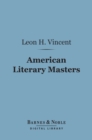 Image for American Literary Masters (Barnes &amp; Noble Digital Library)