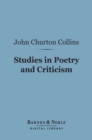 Image for Studies in Poetry and Criticism (Barnes &amp; Noble Digital Library)