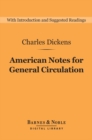 Image for American notes for general circulation