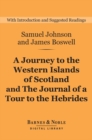 Image for Journey to the Western Islands of Scotland and The Journal of a Tour to the Hebrides (Barnes &amp; Noble Digital Library)