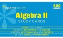 Image for Algebra II SparkNotes Study Cards