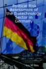 Image for Political risk assessment of the biotechnology sector in Germany