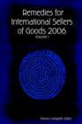 Image for Remedies for International Sellers of Goods - Volume I