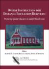 Image for Online Instruction for Distance Education Delivery : Preparing Special Educators in and for Rural Areas