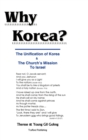 Image for Why Korea? : The Unification of Korea &amp; the Church&#39;s Mission to Israel