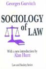 Image for The sociology of law  : classical and contemporary perspectives