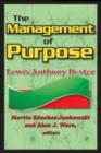 Image for The Management of Purpose