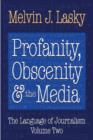 Image for Profanity, Obscenity and the Media