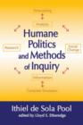 Image for Humane politics and methods of inquiry  : Ithiel de Sola Pool