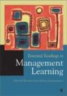 Image for Essential Readings in Management Learning