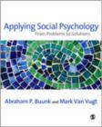 Image for Applying social psychology  : from problems to solutions