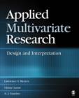 Image for Applied Multivariate Research