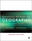 Image for Statistical methods for geography