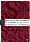 Image for Postgraduate research in business  : a critical guide