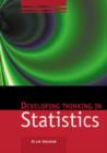 Image for Developing thinking in statistics