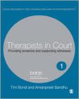 Image for Therapists in court  : providing evidence and supporting witnesses