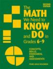 Image for The Math We Need to Know and Do in Grades 6-9 : Concepts, Skills, Standards, and Assessments