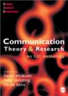 Image for Communication Theory and Research