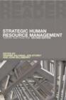 Image for Strategic human resource management  : theory and practice