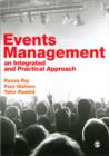 Image for Events management  : an integrated and practical approach