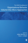 Image for The SAGE handbook of organizational behaviorVol. 1: Micro approaches