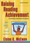 Image for Raising Reading Achievement in Middle and High Schools