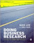 Image for Doing business research  : a guide to theory and practice