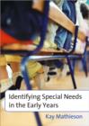 Image for Identifying special needs in the early years