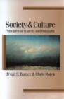 Image for Society and culture: principles of scarcity and solidarity