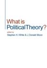 Image for What is political theory?