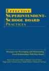 Image for Effective Superintendent-school Board Practices