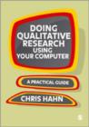Image for Doing Qualitative Research Using Your Computer