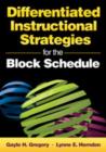 Image for Differentiated Instructional Strategies for the Block Schedule