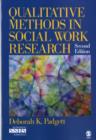Image for Qualitative Methods in Social Work Research