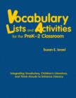 Image for Vocabulary Lists and Activities for the PreK-2 Classroom