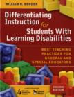 Image for Differentiating instruction for students with learning disabilities  : best teaching practices for general and special educators