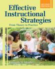 Image for Effective instructional strategies  : from theory to practice