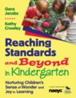 Image for Reaching standards and beyond in kindergarten  : nurturing children&#39;s sense of wonder and joy in learning