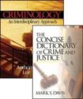 Image for Criminology by Walsh and The Concise Dictionary of Crime and Justice by Davis, Bundle