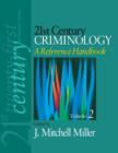 Image for 21st century criminology  : a reference handbook