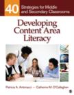 Image for Developing Content Area Literacy